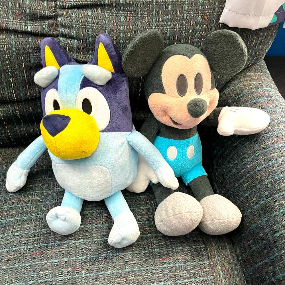Disney Mickey Mouse and Bluey Talking Plush